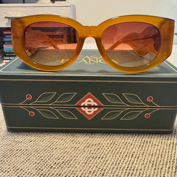 Casa Blanca Paris Sunglasses - Sophisticated Orange